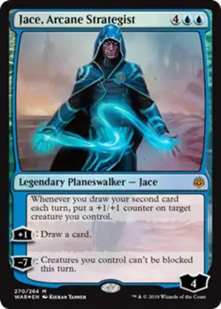 1x Jace, Arcane Strategist - Foil NM, English MTG War Of The Spark - Image 1