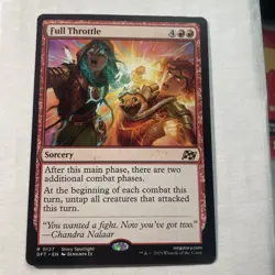 MTG Magic the Gathering Full Throttle (127/568) Aetherdrift LP - Image 1