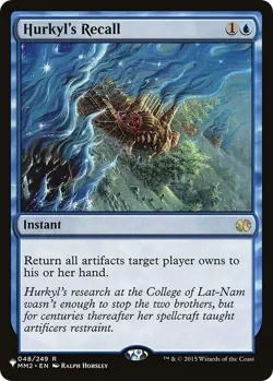 Hurkyl's Recall - The List Reprints (LIST) NM MTG - Image 1