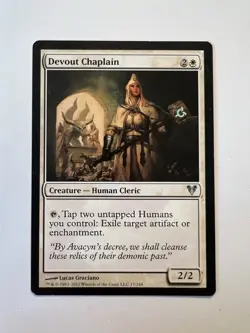 Devout Chaplain - MTG Avacyn Restored - NM - Image 1