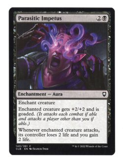MTG-Parasitic Impetus-Battle for Baldur's Gate-140-Near Mint-NonFoil - Image 1