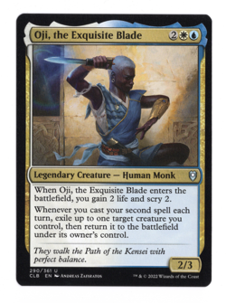 MTG-Oji, the Exquisite Blade-Battle for Baldur's Gate-290-Near Mint-NonFoil - Image 1