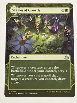 MTG Wilds of Eldraine: Enchanting Tales Season of Growth 0061 NM - Image 1