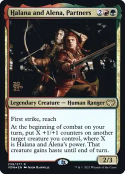 MTG - Halana and Alena, Partners - Innistrad: Crimson Vow - X1 - (NM) - - Image 1