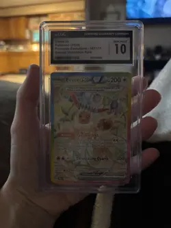 [CGC 10] Eevee ex 167/131 Prismatic Evolutions Special Illustration Rare POKEMON - Image 1