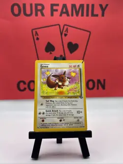Eevee 51/64 Jungle Set Common Regular 1999 WOTC Pokemon TCG MP - Image 1