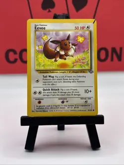 Eevee 51/64 Jungle Set Common Regular 1999 WOTC Pokemon TCG MP - Image 2
