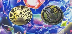 Pokemon Jumbo Coin - Pikachu Gold And Celebrations Coin - Image 1