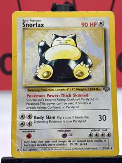Snorlax 27/64 Jungle WOTC Pokemon TCG Regular Rare 1999 HP - Image 3