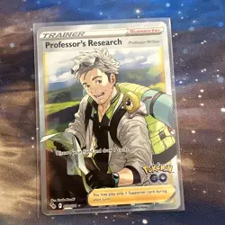 Pokemon TCG Professor's Research 078/078 Pokemon Go Full Art Card NM/M Condition - Image 1