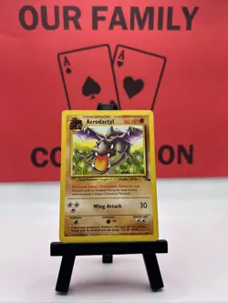 Aerodactyl 16/62 Fossil Set Regular Rare 1999 WOTC Pokemon TCG MP - Image 1