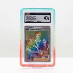 Pokemon Miss Fortune Sisters Rainbow Rare Holo #209/196 Lost Origin - CGC 9.5 - Image 1
