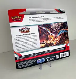 Pokemon TCG Obsidian Flames 3 pack blister - New & Sealed ✨ - Image 2