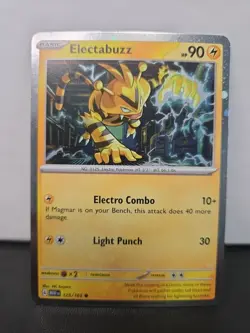 Pokemon TCG Electabuzz Pokemon Promos 125/165 Holo Promo Cosmos Holo Rare Promo - Image 1