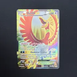 NM Ho-Oh EX (Full Art) 121/122 Ultra Rare XY - BREAKpoint Pokemon TCG - Image 2