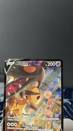 Pokemon TCG Mawile V TG17/TG30 Silver Tempest Trainer Gallery Holo NM - Image 2