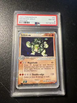 Pokemon Golem EX Dragon Ultra Rare #91 PSA 8 - Image 1
