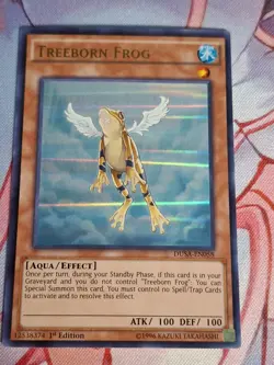 Yugioh - Treeborn Frog | DUSA-EN058 | Duelist Saga | 1st Edition - Image 2