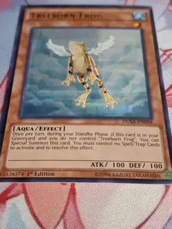 Yugioh - Treeborn Frog | DUSA-EN058 | Duelist Saga | 1st Edition - Image 3