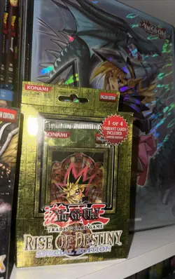 Yugioh Rise of Destiny Special Edition Box with 3x 1st Edition Packs New - Image 3