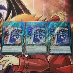 Yugioh! Playset 3x Showduell Platinum Secret Rare - RA04-DE286 1. Auflage - DE - Image 1