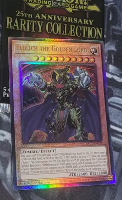 Eldlich the Golden Lord RA01-EN019 Prismatic Ultimate Yugioh 1st Ed NM - Image 1