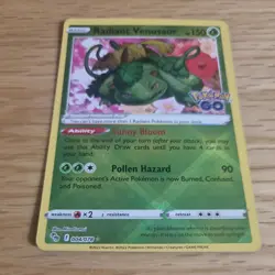 Radiant Venusaur 004/078 Holo Rare Pokemon Go 2022 - Pokemon Card TCG (NM) - Image 1