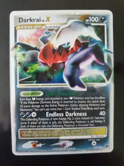 Darkrai Lv.X 104/106 Holo Pokemon TCG Diamond & Pearl Great Encounters Card LP - Image 1