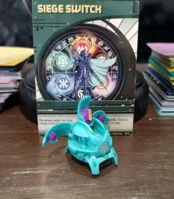 **SALE** Bakugan B1 Ventus Siege 550G Green Battle Brawlers W/ Card RARE! - Image 1