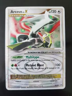 Arceus Lv.X 95/99 Holo Pokemon TCG Platinum Arceus Card LP-NM Lightly Played - Image 1