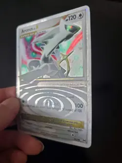 Arceus Lv.X 95/99 Holo Pokemon TCG Platinum Arceus Card LP-NM Lightly Played - Image 4