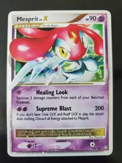 Mesprit Lv.X 143/146 Holo Pokemon TCG Diamond & Pearl Legends Awakened Card LP - Image 1