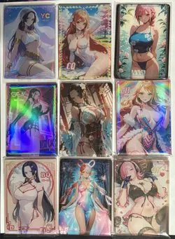 ps2brgnhntr One Piece 19 Card Lot W/acrylics, Serials, And Metal Cards! - Image 1