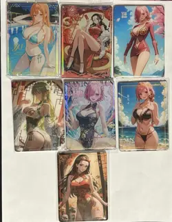 ps2brgnhntr One Piece 19 Card Lot W/acrylics, Serials, And Metal Cards! - Image 2