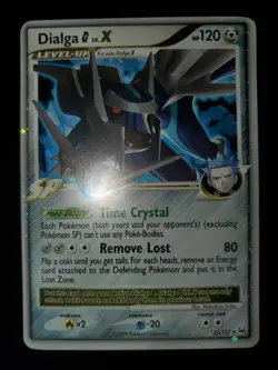 Dialga G Lv.X 122/127 SP Team Galactic Holo Pokemon TCG Platinum Card Near Mint - Image 2