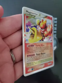 Magmortar Lv.X 123/123 Holo Pokemon TCG Mysterious Treasures Card NM Near Mint - Image 3