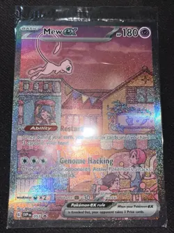 Pokemon TCG Mew ex SVP 053 Scarlet Violet 151 UPC Promo Full Art Card SEALED - Image 1