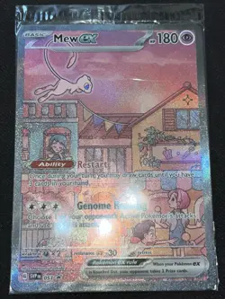 Pokemon TCG Mew ex SVP 053 Scarlet Violet 151 UPC Promo Full Art Card SEALED - Image 4
