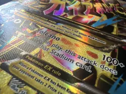 Pokemon Primal Groudon EX Mega Holo Trading Card 240 HP, obvious sings of use - Image 2