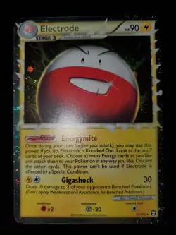 Electrode Prime 93/102 Swirl Pokemon TCG Heartgold Soulsilver Triumphant Card NM - Image 2