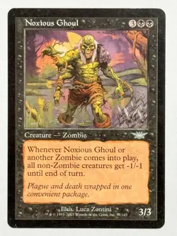 2003 MTG Magic Legions Noxious Ghoul #77 Light Play - Image 1