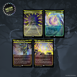 MTG Secret Lair ~ Showcase: Neon Dynasty Neon Ink FOIL ~ Sealed - Image 1