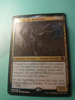 MTG Wilhelt, the Rotcleaver Foil, Commander: Innistrad: Midnight Hunt Thick Crd - Image 1
