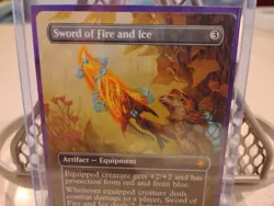 MTG Magic the Gathering BLB Sword of Fire and Ice Borderless Special Guests 0062 - Image 2