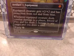 MTG Magic the Gathering BLB Sword of Fire and Ice Borderless Special Guests 0062 - Image 3