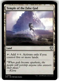 Temple of the False God Commander: Outlaws of Thunder Junction Regular MTG - Image 1