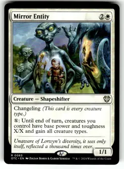 Mirror Entity 0083 Non Foil Rare Thunder Junction MTG Near Mint - Image 1
