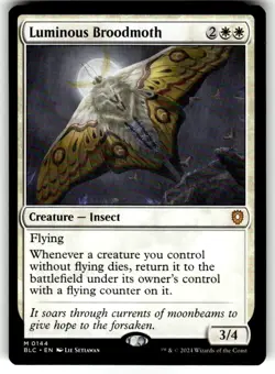 Luminous Broodmoth Commander: Bloomburrow Regular MTG - Image 1