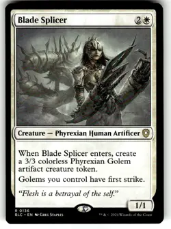 Blade Splicer Commander: Bloomburrow Regular MTG - Image 1