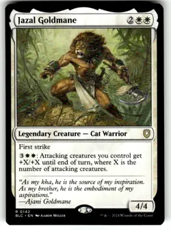 Jazal Goldmane Commander: Bloomburrow Regular MTG - Image 1